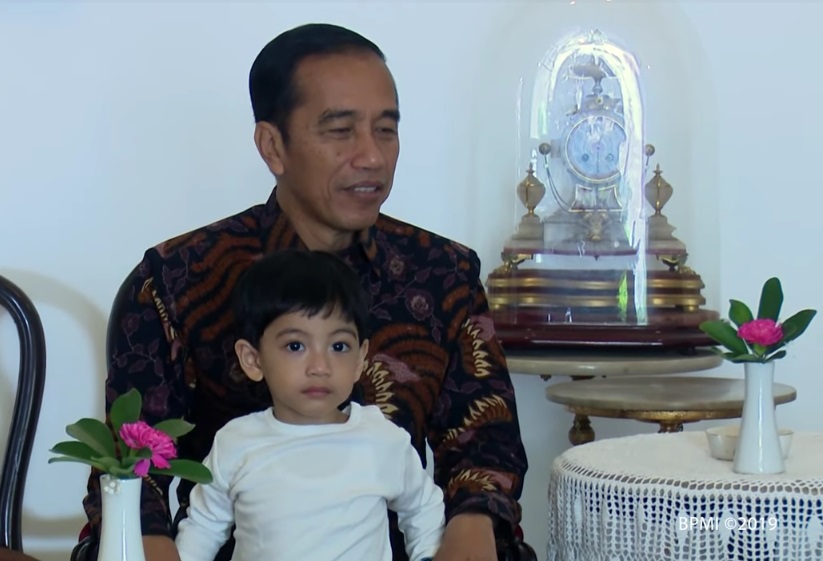Momen Lebaran Keluarga Jokowi