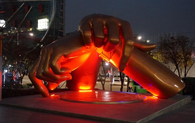 Gangnam Style Statue