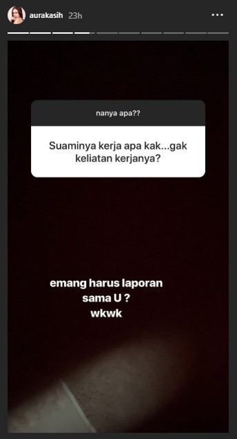  suami Aura Kasih