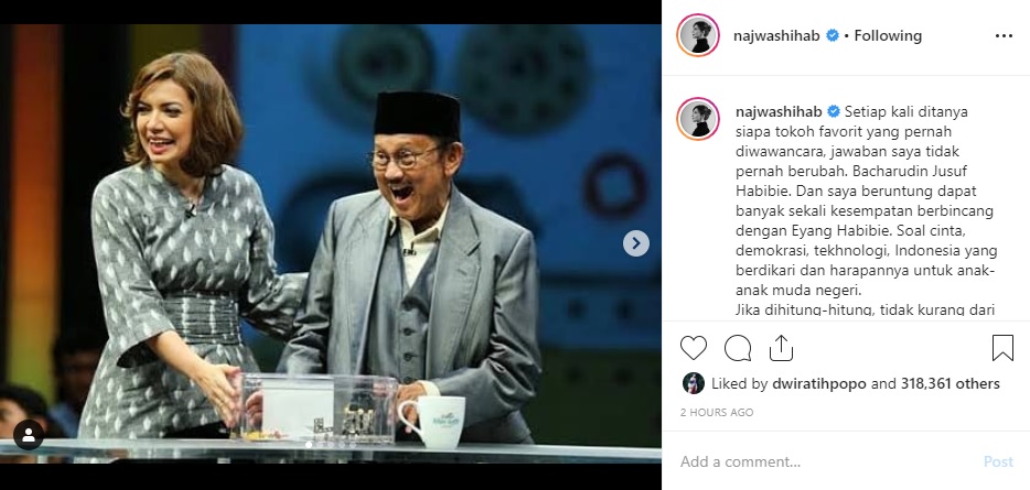 BJ Habibie dan Najwa Shihab