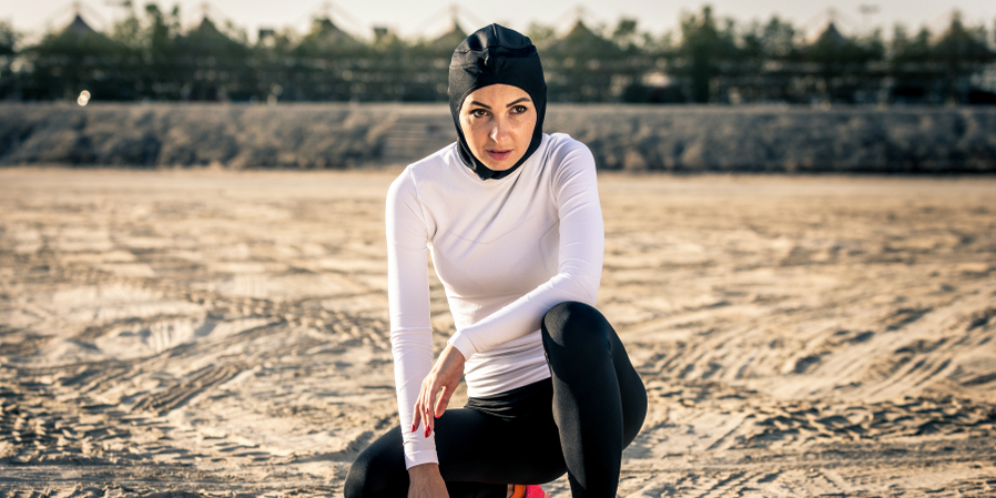 Ilustrasi Hijab Sporty