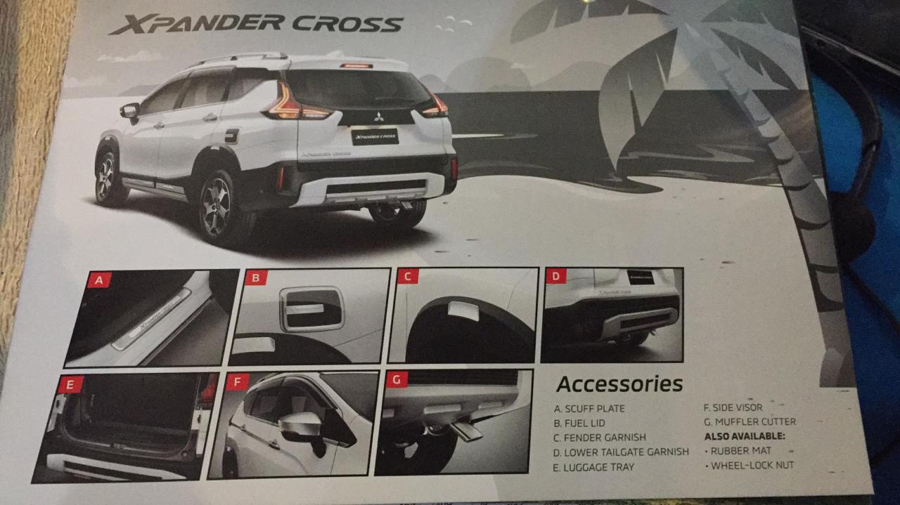 Aksesoris Mitsubishi Xpander Cross.
