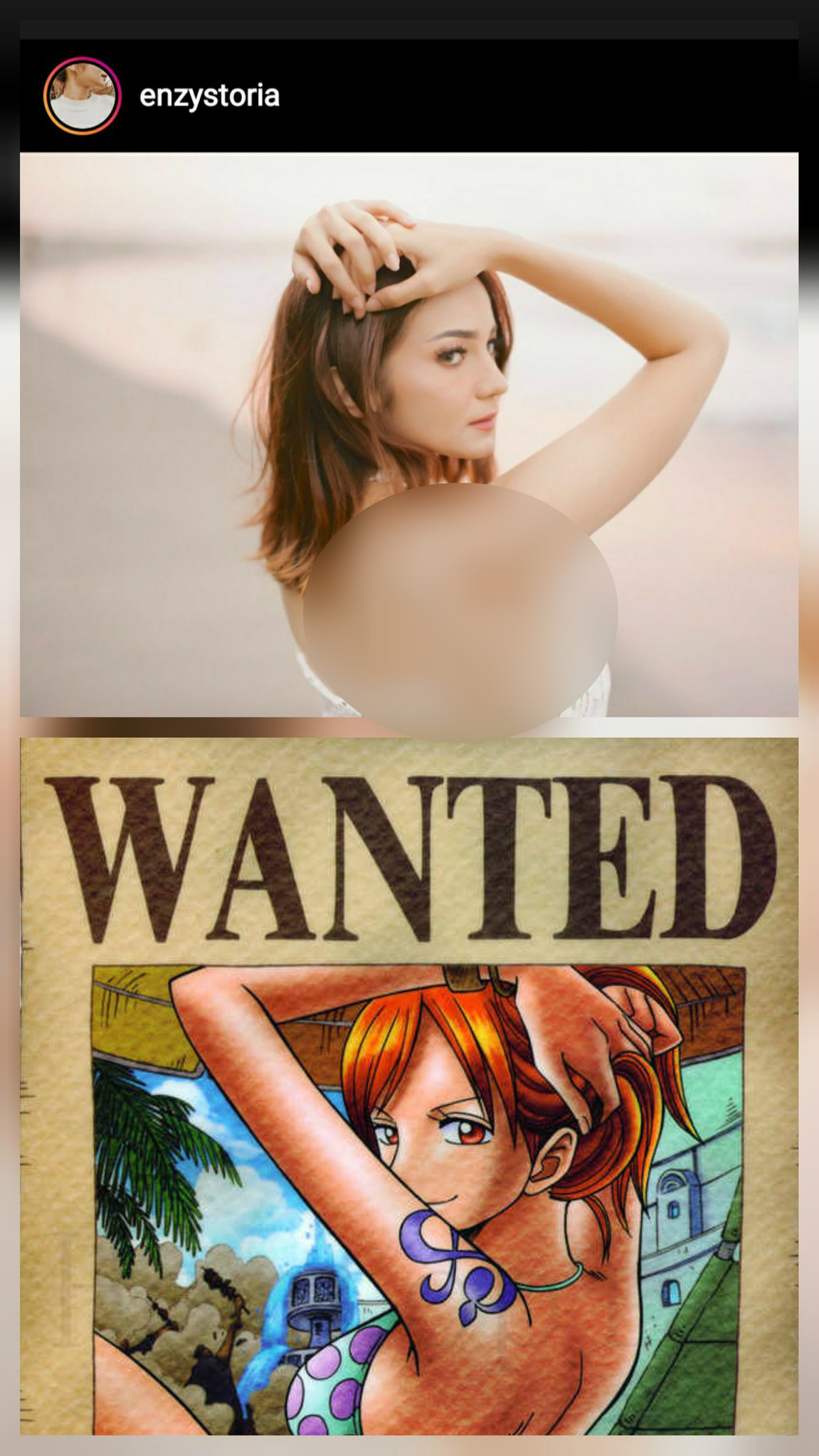 One Piece Nami Wanted Wall Scroll