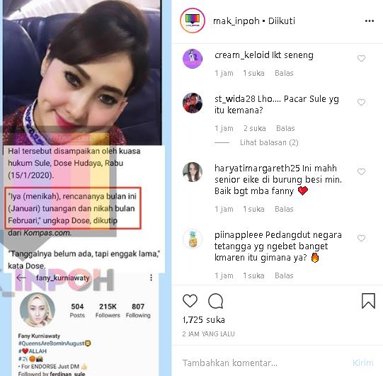 Ungkap Identitas Pramugari Calon Istri Sule 