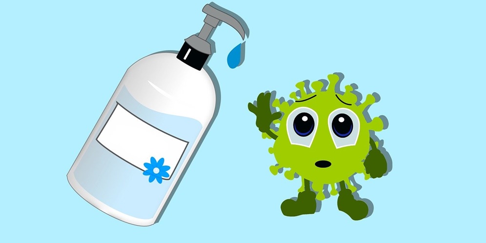 Ilustrasi Hand Sanitizer