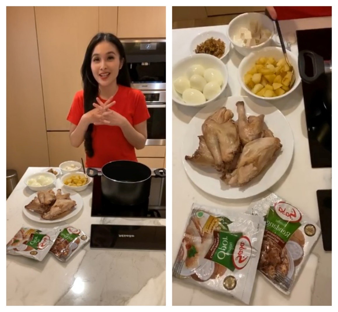 Tips Cerdas Masak Opor Ayam ala Sandra Dewi, Nggak Perlu Ribet!