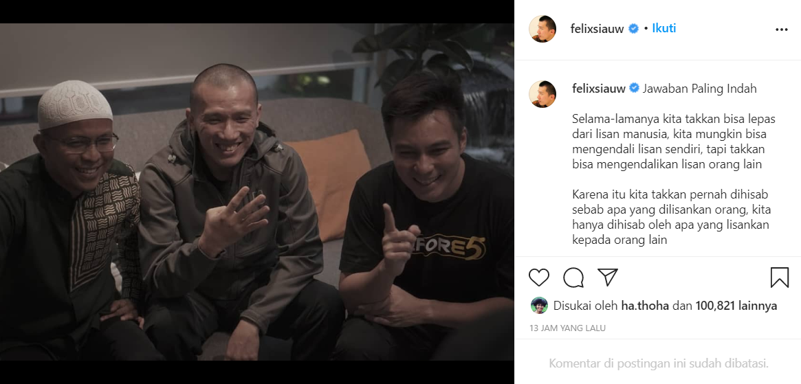 Baim wong dan ustaz felix siauw