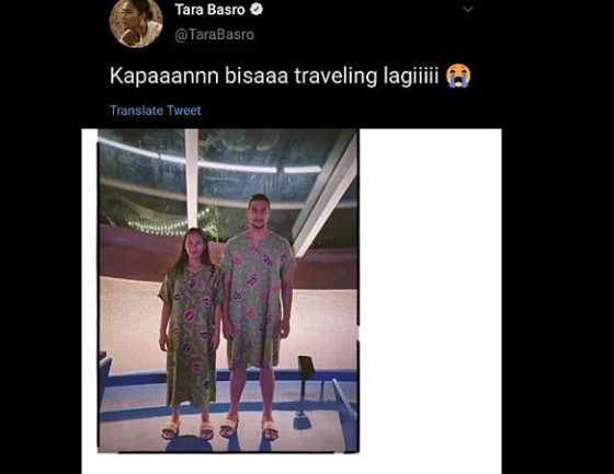 Foto Tara Basro dan Suami