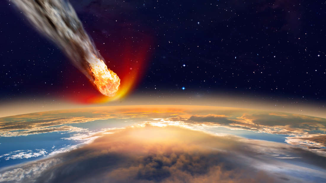 Asteroid menabrak bumi