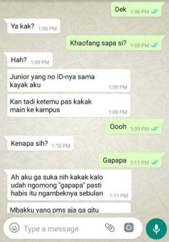 Jangan percaya kata 'gak papa' yang keluar dari orang cemburuan.