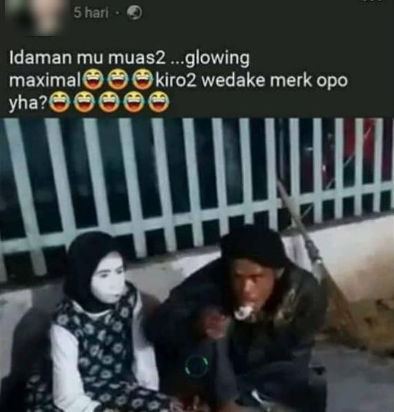 Kasihan, jadi bahan tertawaan netizen.