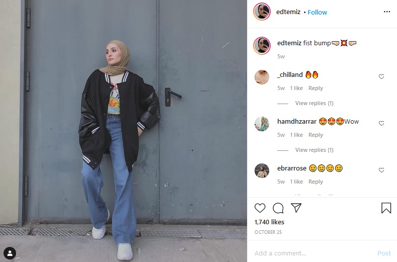 Hijab dengan Outer