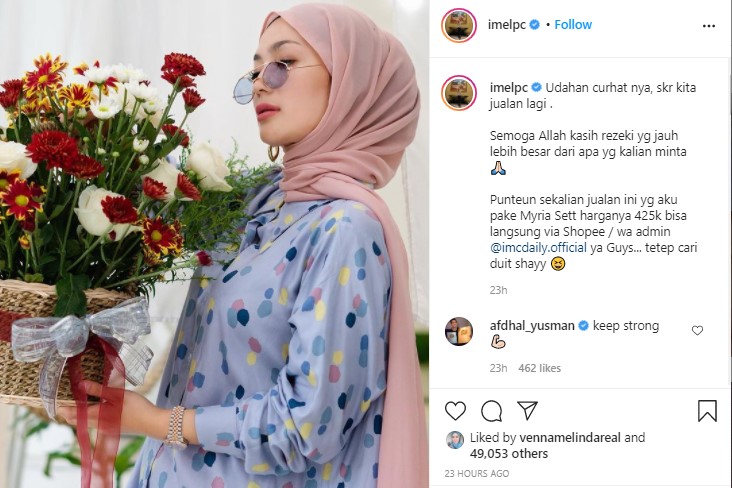 Curhatan Imel mantan istri suami Zaskia Gotik