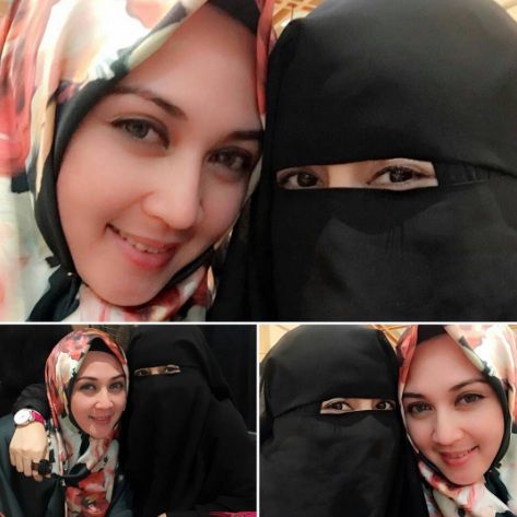 Dina Lorenza dan Umi Pipik