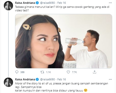 Komentar Raisa soal video suaminya viral