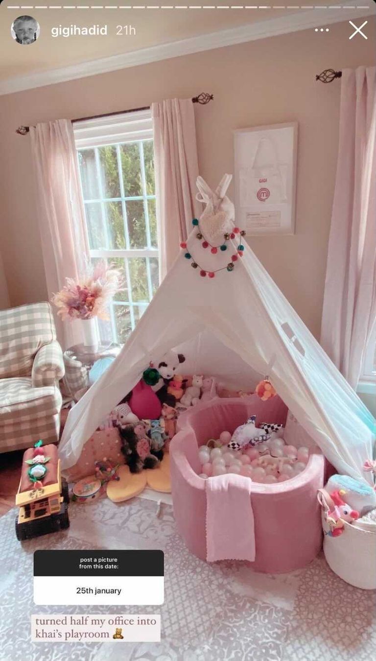 Playroom putri Gigi Hadid