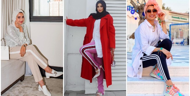Hijaber with active wear outfit