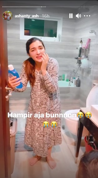 Ashanty salah minum cairan disifektan