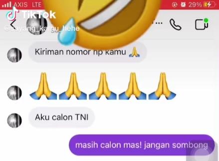 Masih calon sudah sombong.