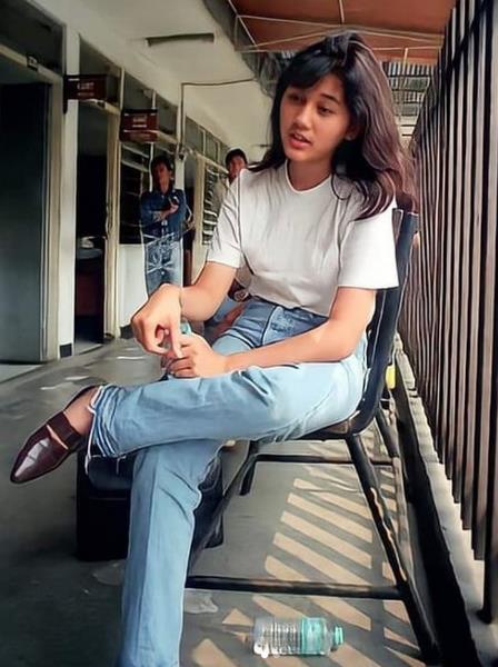 Nike Ardilla di Polres Jakarta Barat tahun 1991.