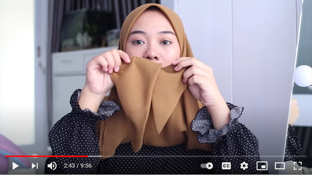 Tutorial hijab watersplash