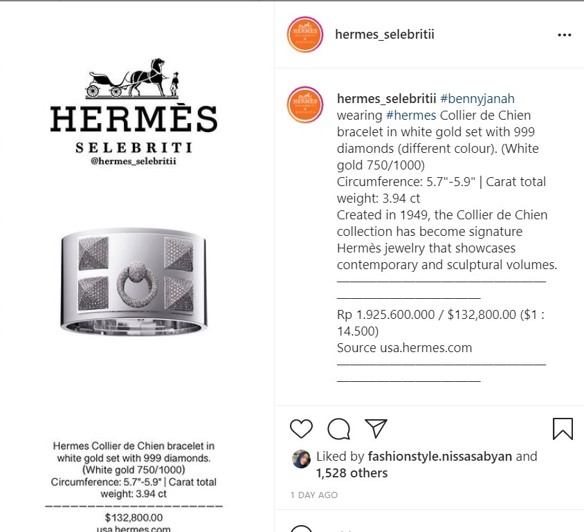 Hermes selebritis