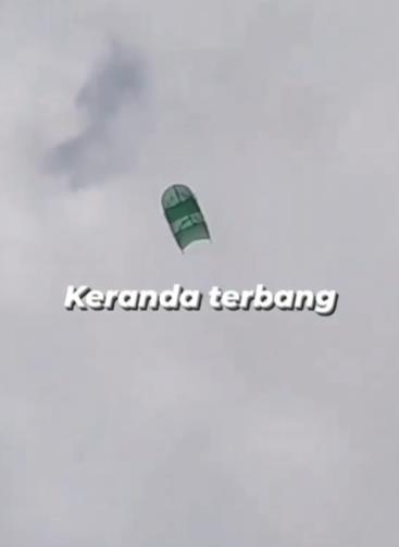Misteri keranda terbang di atas langit Bekasi Barat.