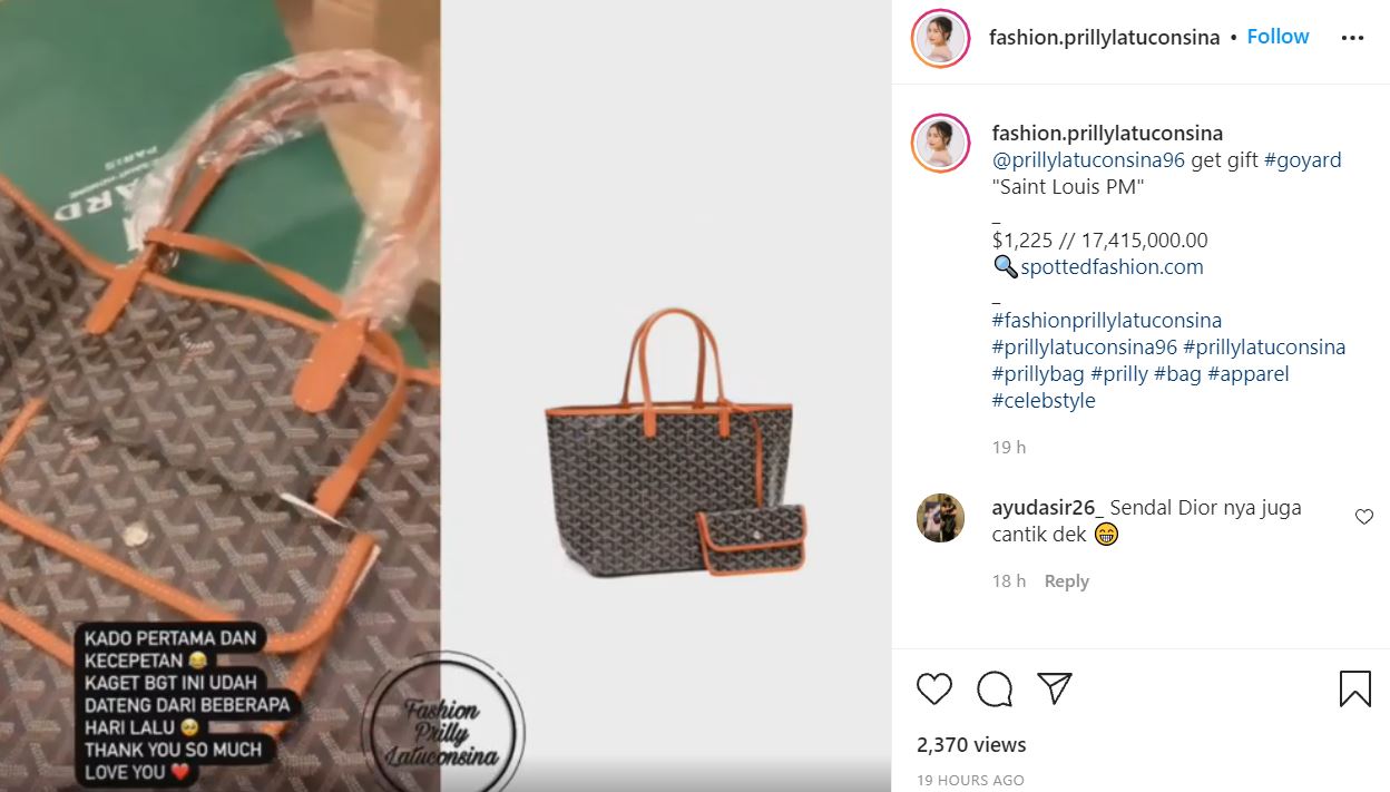 Tas Goyard Prilly Latuconsina