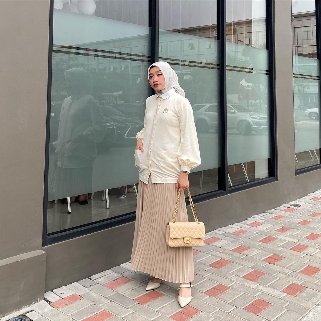 Fashion hijab Ayu Dyah Andari