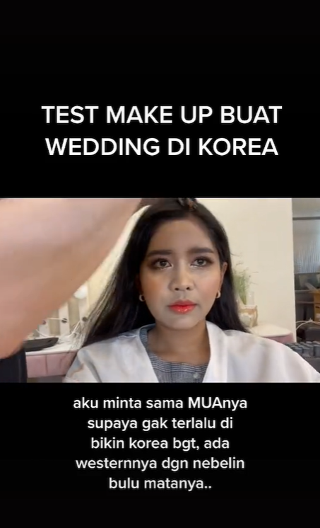 Test Makeup Wedding di Korea