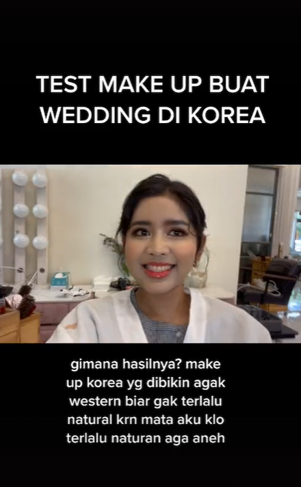 Test Makeup Wedding di Korea