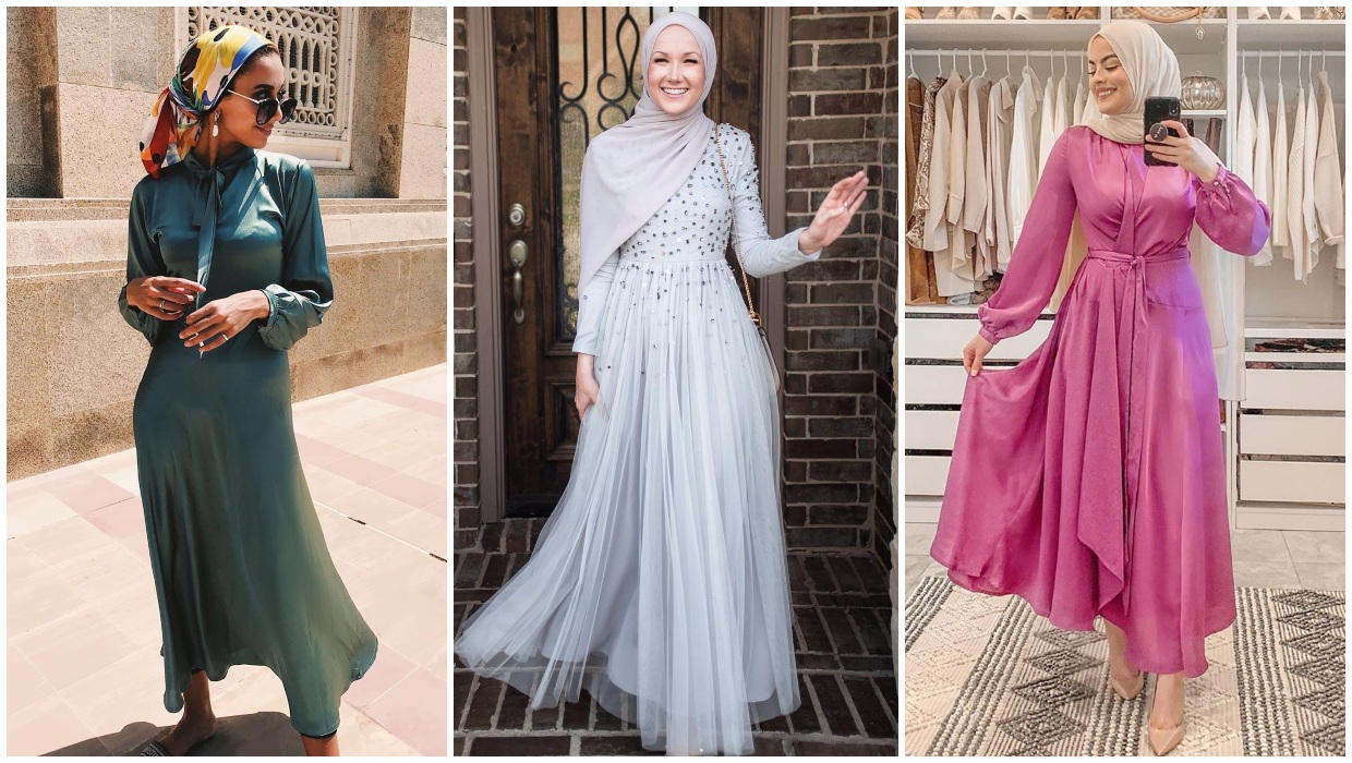 Maxi dress hijab