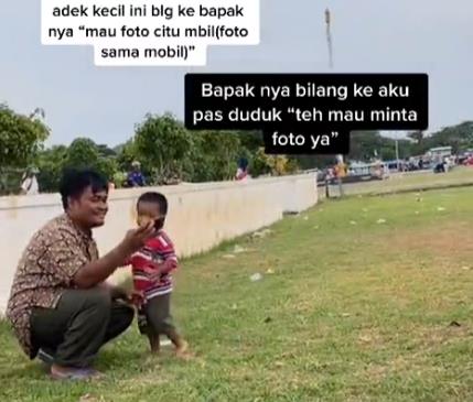 momen ayah minta izin foto anaknya bikin haru.