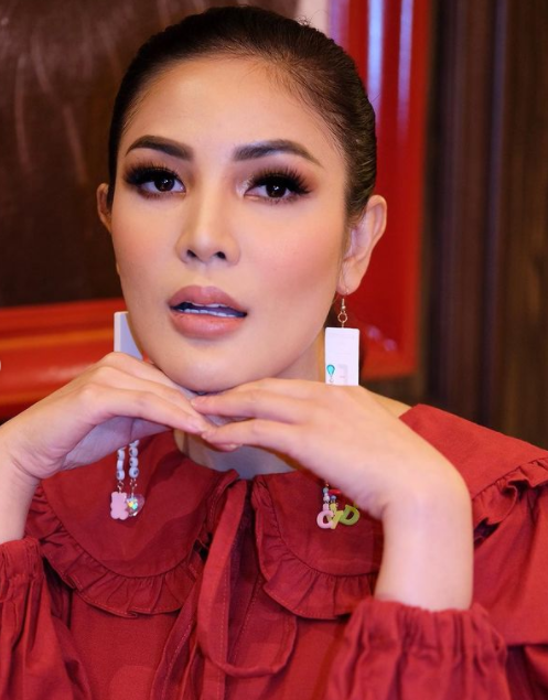 Nindy Ayunda Wears Statement Earrings