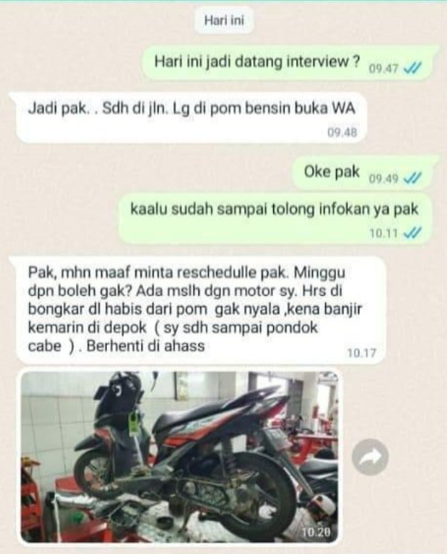 Bohong Sebelum Proses Wawancara Kerja