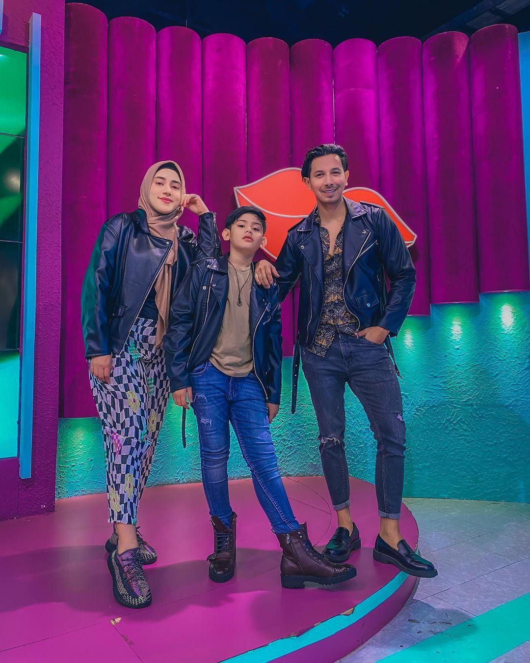 Fairuz bersama Faaz dan Sonny