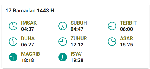 Jadwal Imsak Tarakan