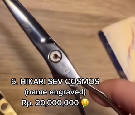 Rp20 million hair scissors