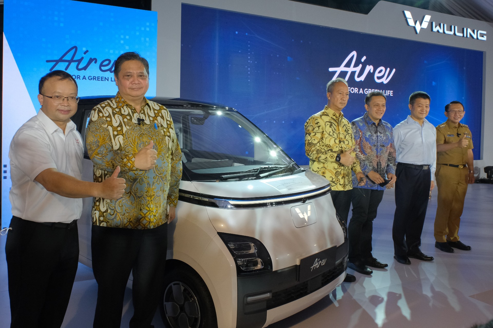 Peluncuran Produksi Perdana Wuling Air ev di Pabrik Wuling Motors, Cikarang