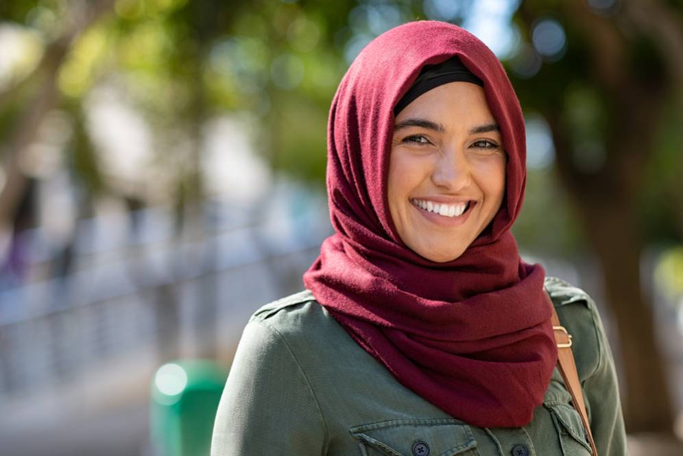 Burgundy Hijab