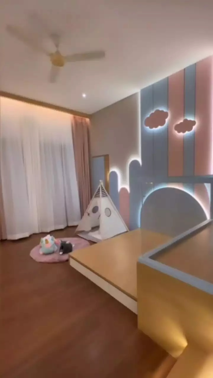 The photo of Zaskia Gotik's second child's room.