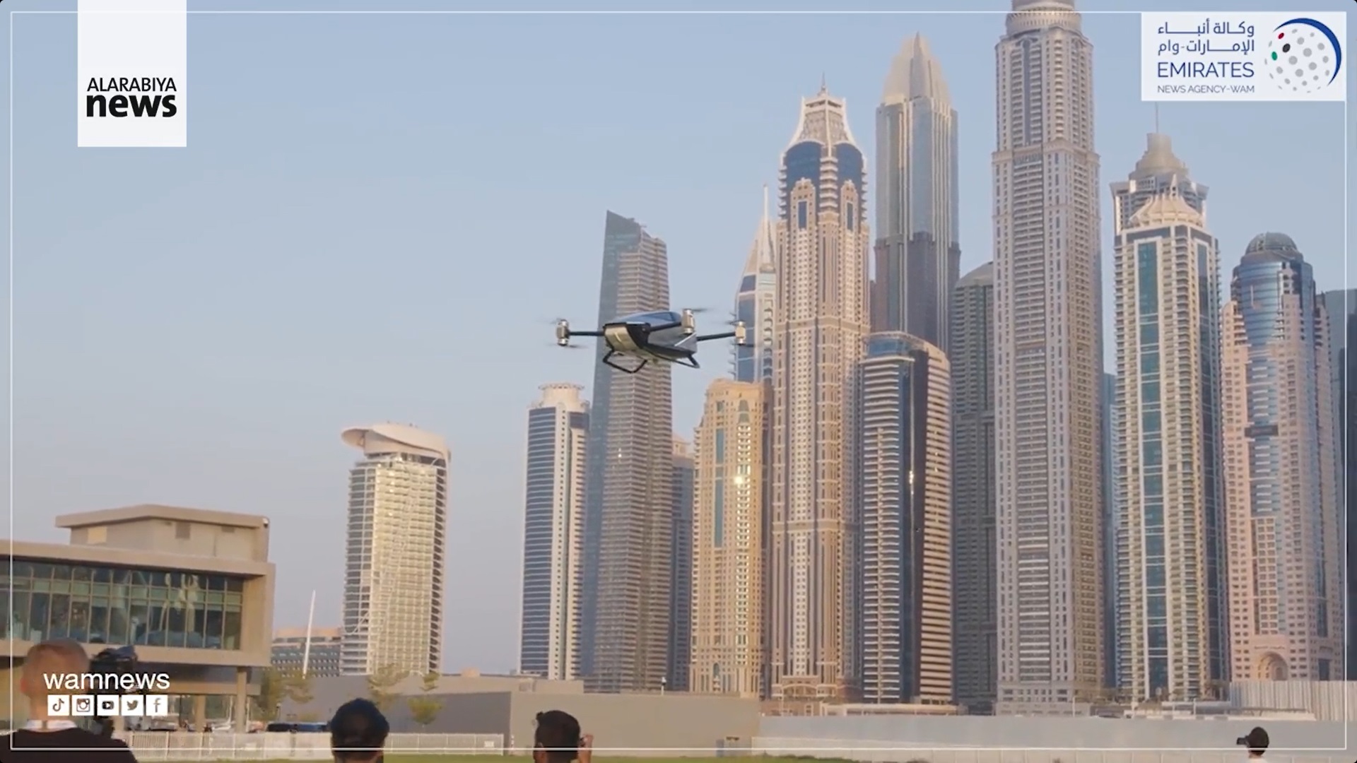 Penampakan Mobil Terbang Pertama Mengudara di Langit Dubai