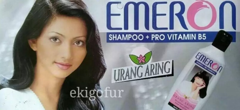 Portrait of Desy Ratnasari as a Shampoo Advertisement