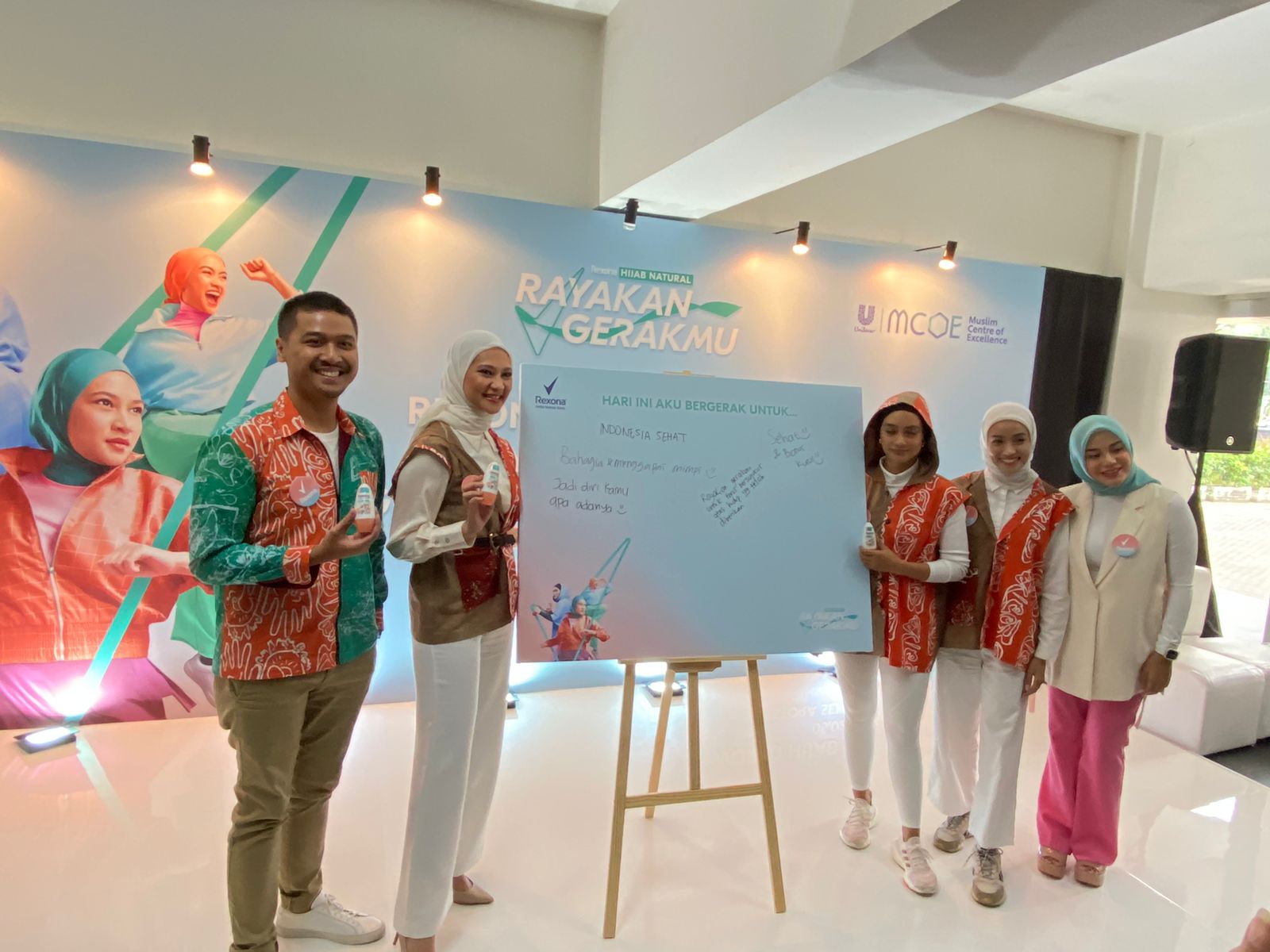  Rexona Hijab Natural Meluncurkan Kampanye #RayakanGerakmu 