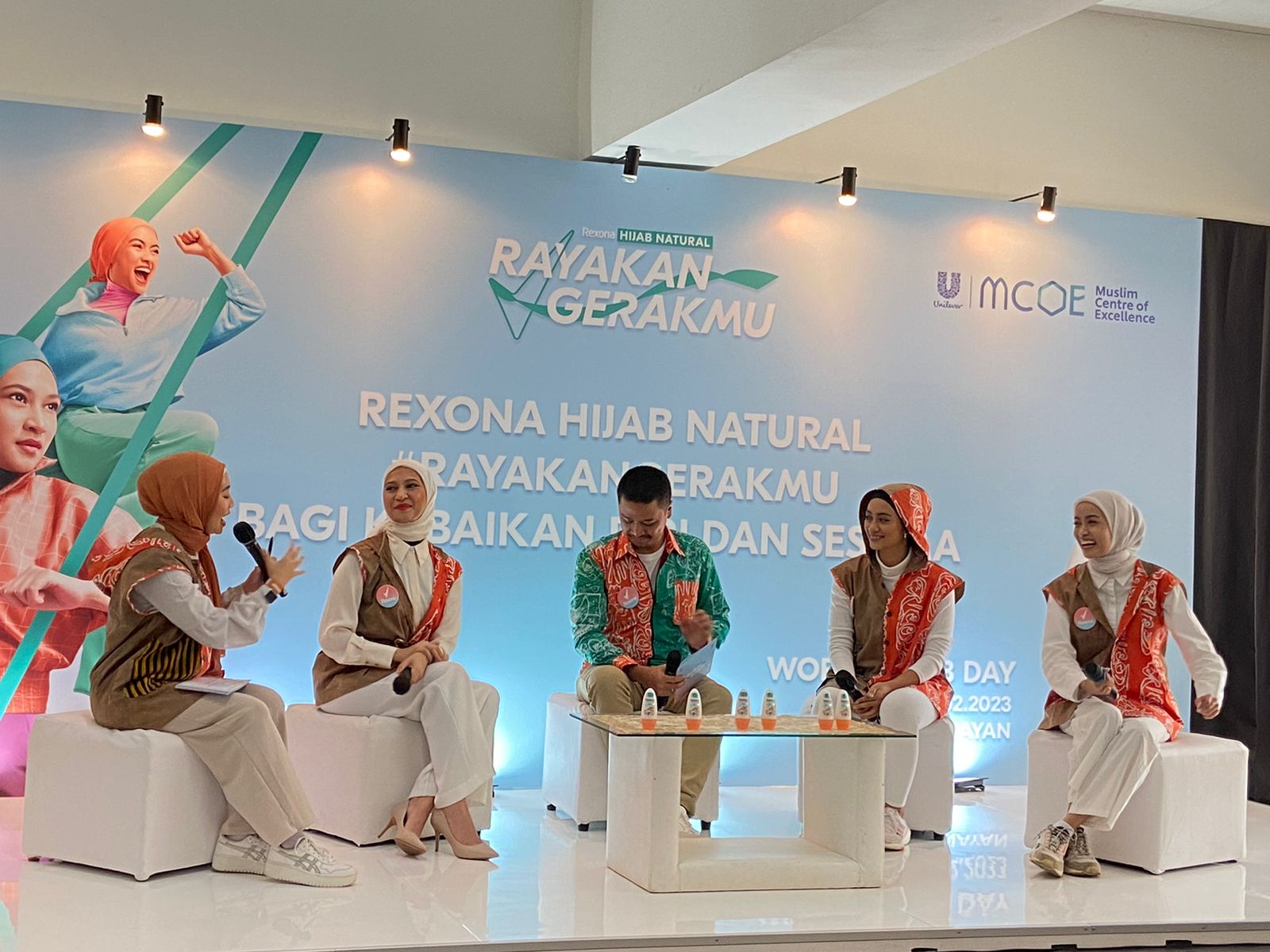 Rexona Hijab Natural meluncurkan kampanye #RayakanGerakmu