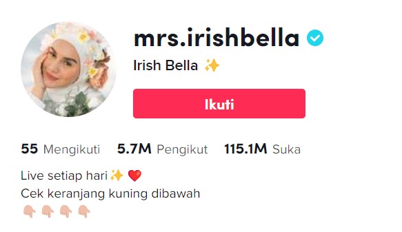 TikTok Irish Bella