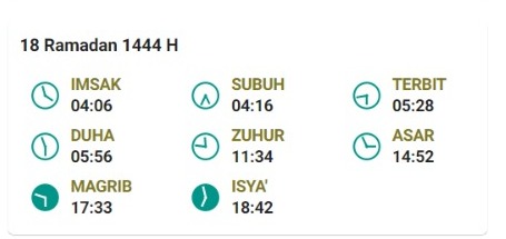 breaking fast schedule