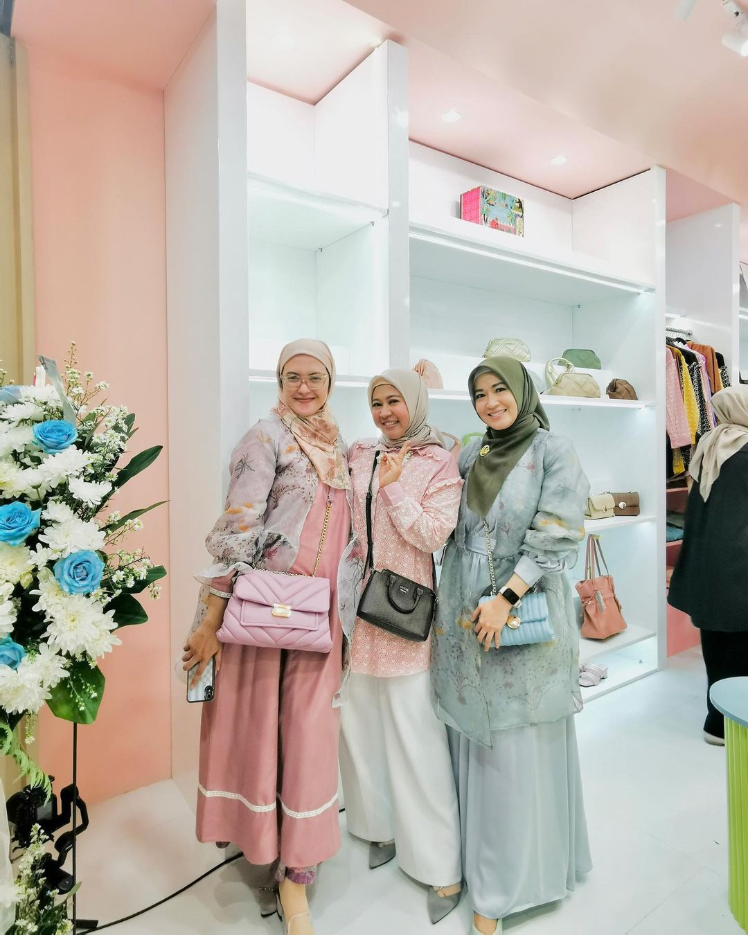 Adhitya Putri and other artists present at the latest merch store at FX Sudirman