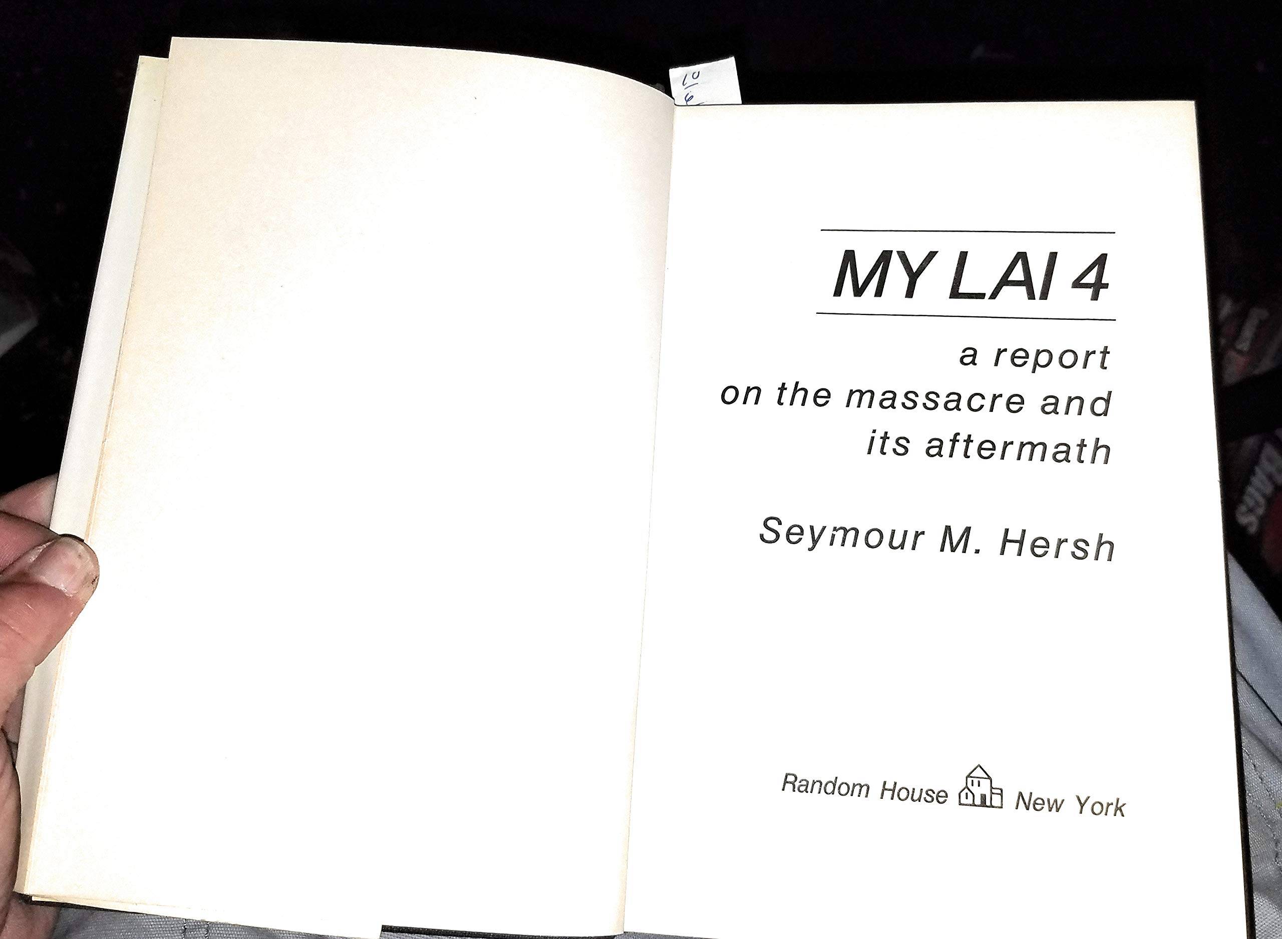 My Lai book written by Hersh