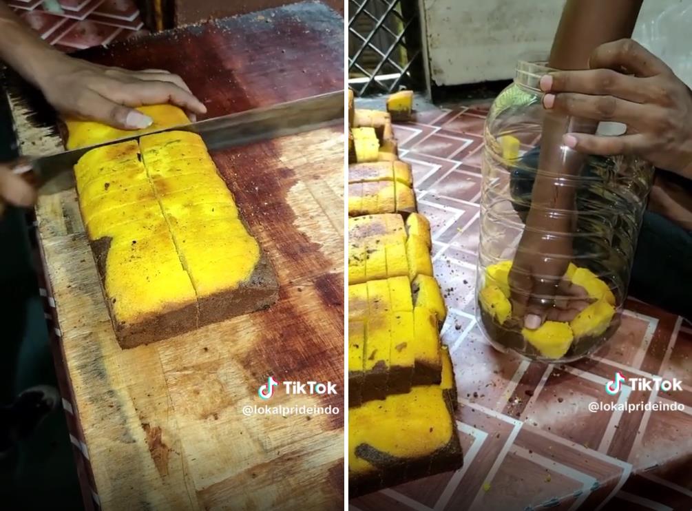 The nauseating process of making Indian-style Bolu cake.